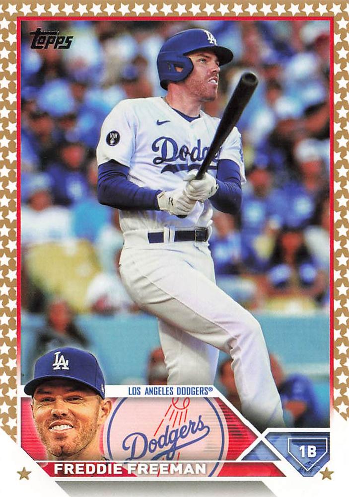 2023 Topps Gold Star Freddie Freeman #200 Los Angeles Dodgers