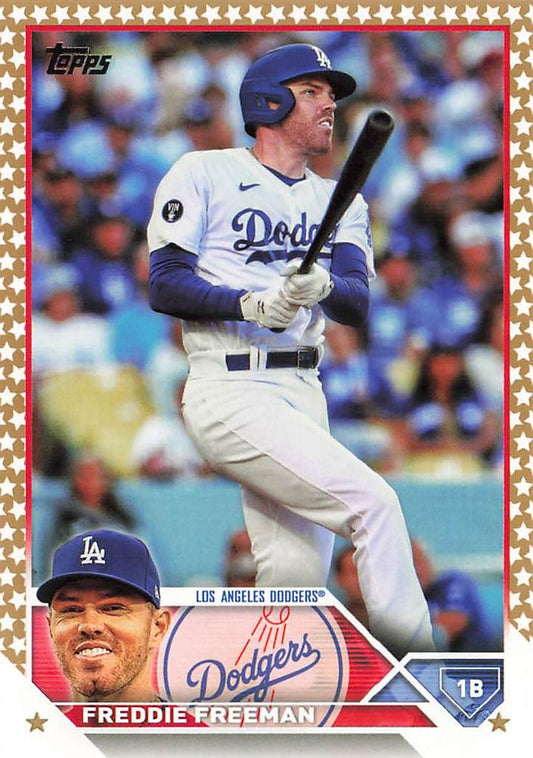 2023 Topps Gold Star Freddie Freeman #200 Los Angeles Dodgers