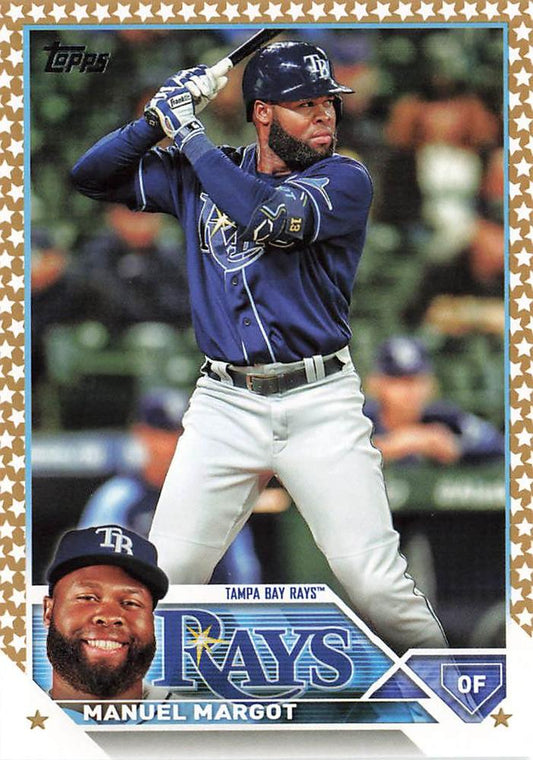 2023 Topps Gold Star Manuel Margot #204 Tampa Bay Rays
