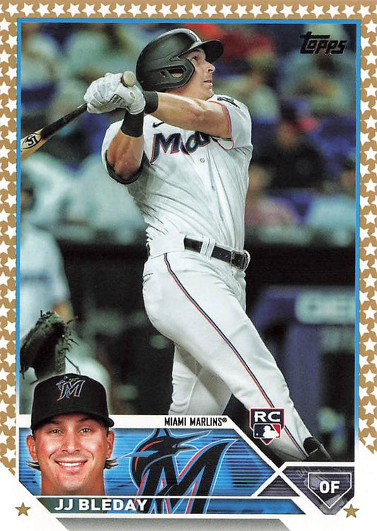 2023 Topps Gold Star JJ Bleday Rookie #205 Miami Marlins