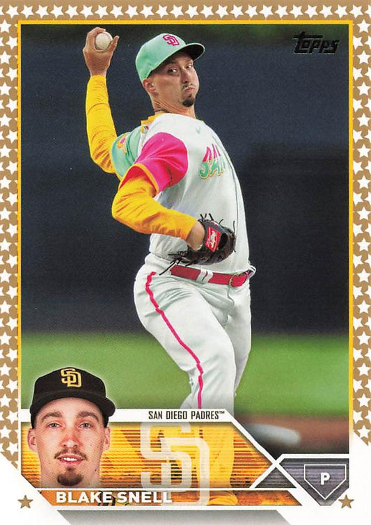 2023 Topps Gold Star Blake Snell #208 San Diego Padres