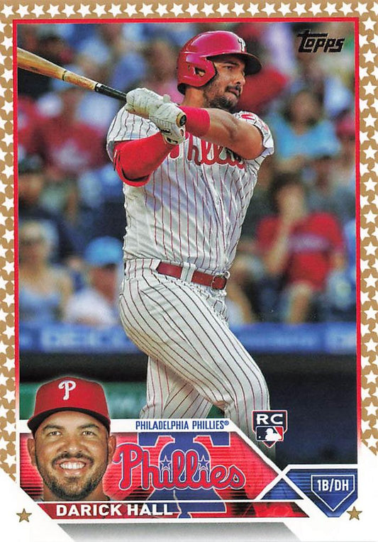 2023 Topps Gold Star Darick Hall Rookie #209 Philadelphia Phillies