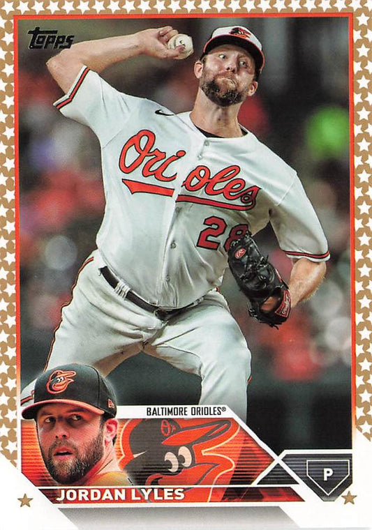 2023 Topps Gold Star Jordan Lyles #212 Baltimore Orioles