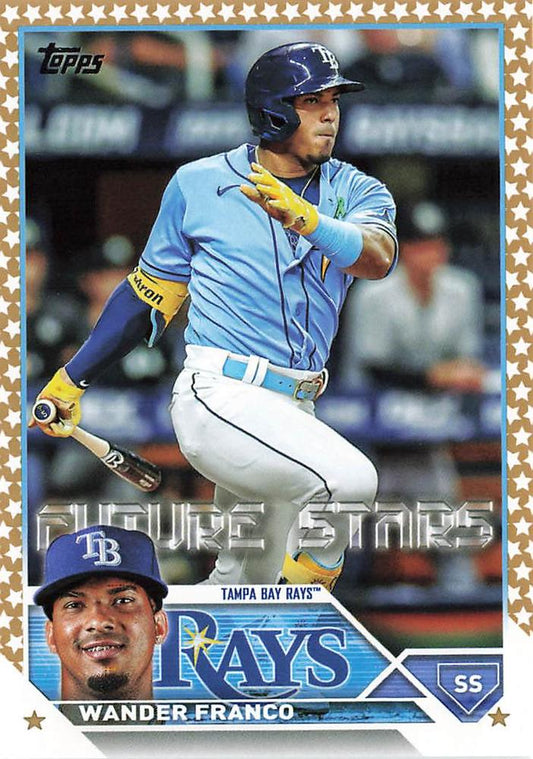2023 Topps Gold Star Wander Franco Future Stars #215 Tampa Bay Rays