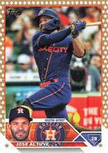 将图片加载到图库查看器，2023 Topps Gold Star Jose Altuve #222 Houston Astros

