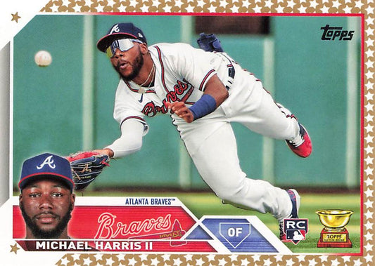2023 Topps Gold Star Michael Harris II Rookie #226 Atlanta Braves