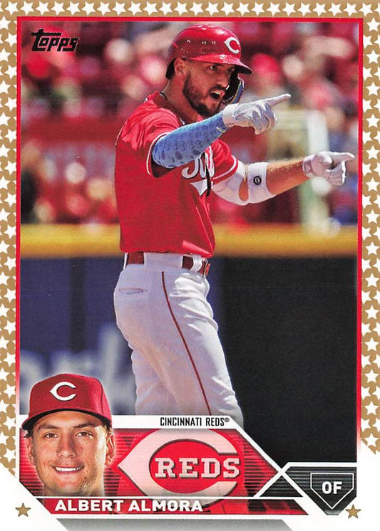 2023 Topps Gold Star Albert Almora #230 Cincinnati Reds