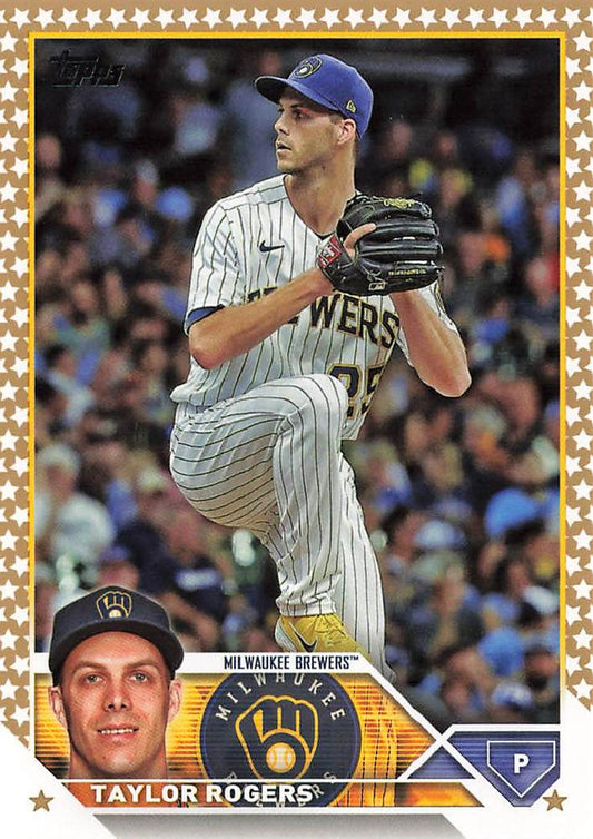 2023 Topps Gold Star Taylor Rogers #233 Milwaukee Brewers