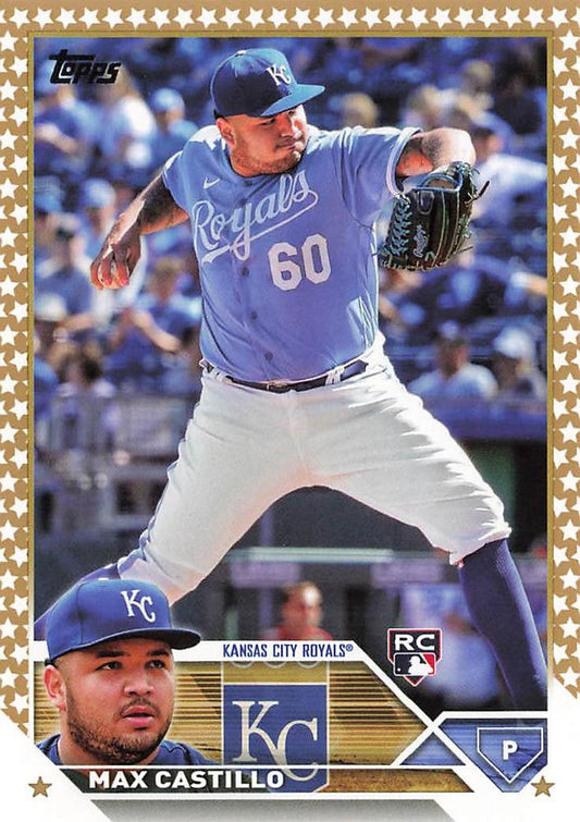 2023 Topps Gold Star Max Castillo Rookie #251 Kansas City Royals
