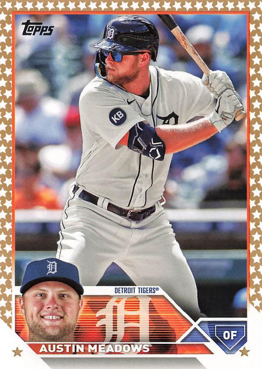 2023 Topps Gold Star Austin Meadows #252 Detroit Tigers