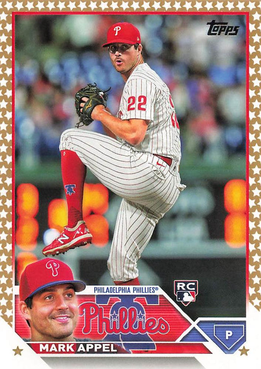 2023 Topps Gold Star Mark Appel Rookie #259 Philadelphia Phillies