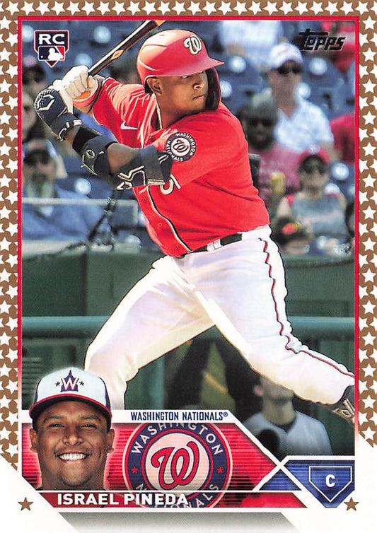 2023 Topps Gold Star Gold Star Israel Pineda RC #447 Washington Nationals