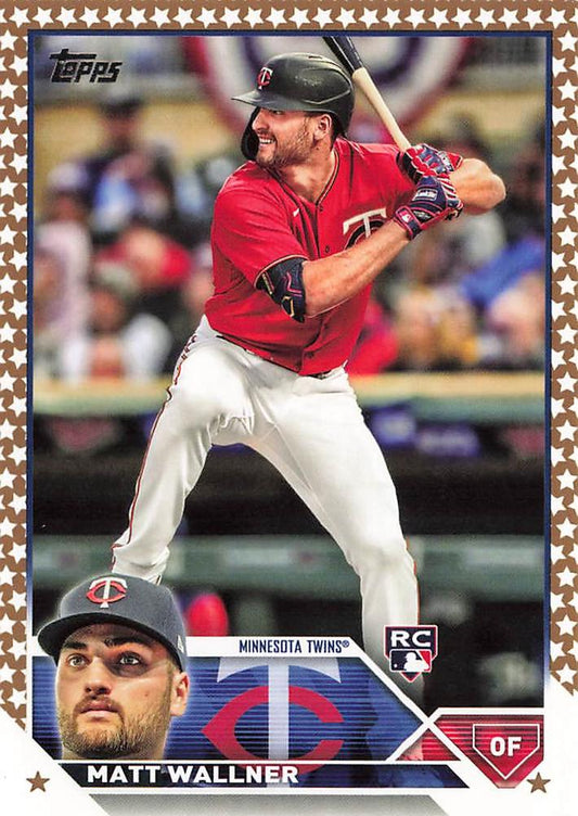 2023 Topps Gold Star Gold Star Matt Wallner RC #448 Minnesota Twins