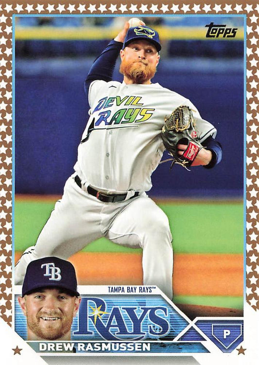 2023 Topps Gold Star Gold Star Drew Rasmussen #449 Tampa Bay Rays