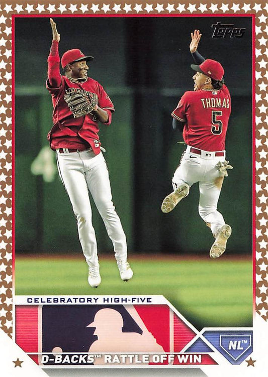 2023 Topps Gold Star Gold Star  Combo Cards Alek Thomas #464 Arizona Diamondbacks