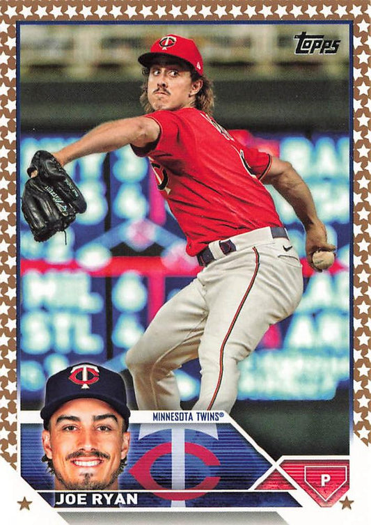 2023 Topps Gold Star Gold Star Joe Ryan #467 Minnesota Twins
