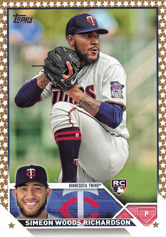 2023 Topps Gold Star Gold Star Simeon Woods Richardson RC #479 Minnesota Twins