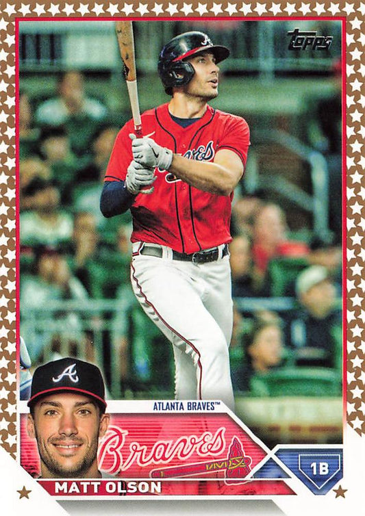 2023 Topps Gold Star Gold Star Matt Olson #481 Atlanta Braves