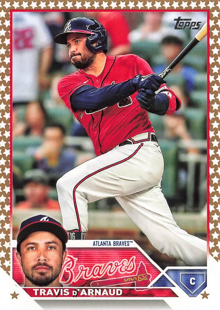 2023 Topps Gold Star Gold Star Travis d'Arnaud #483 Atlanta Braves