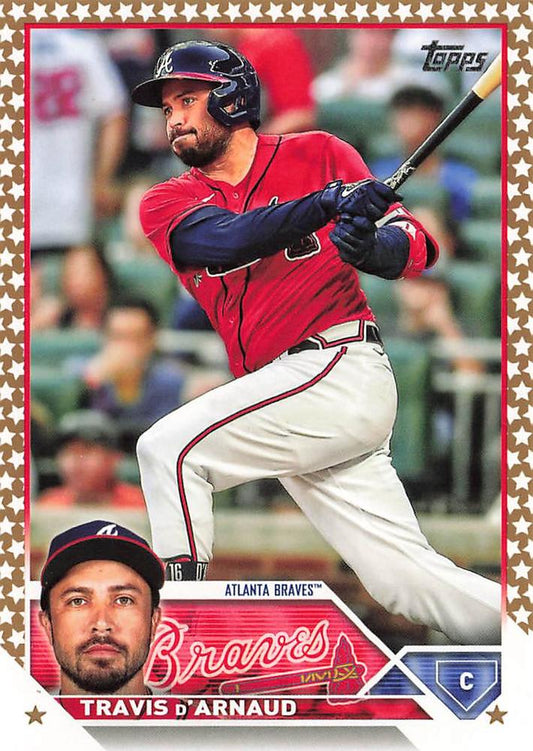 2023 Topps Gold Star Gold Star Travis d'Arnaud #483 Atlanta Braves