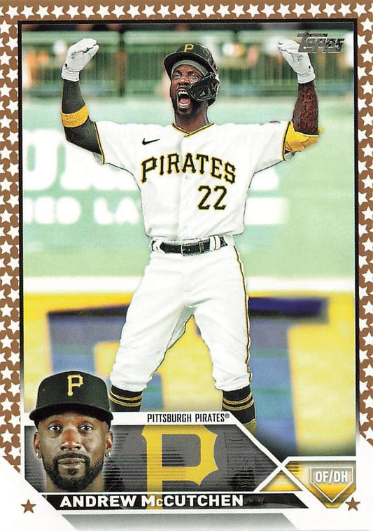 2023 Topps Gold Star Gold Star Andrew McCutchen #490 Pittsburgh Pirates