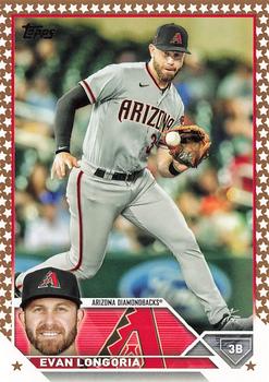 2023 Topps Gold Star Gold Star Evan Longoria #492 Arizona Diamondbacks