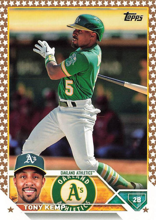 2023 Topps Gold Star Gold Star Tony Kemp #503 Oakland Athletics