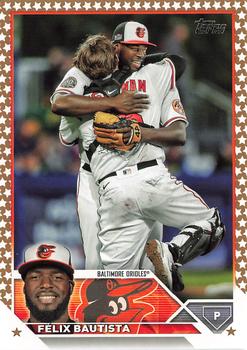 2023 Topps Gold Star Gold Star Felix Bautista #510 Baltimore Orioles