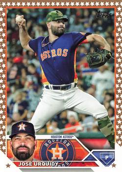 2023 Topps Gold Star Gold Star JosÃ© Urquidy #518 Houston Astros