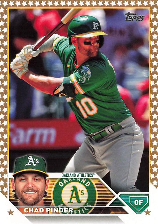 2023 Topps Gold Star Gold Star Chad Pinder #522 Oakland Athletics