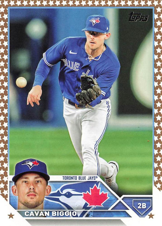 2023 Topps Gold Star Gold Star Cavan Biggio #526 Toronto Blue Jays