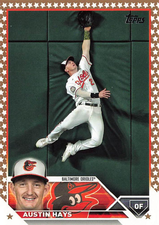 2023 Topps Gold Star Gold Star Austin Hays #546 Baltimore Orioles