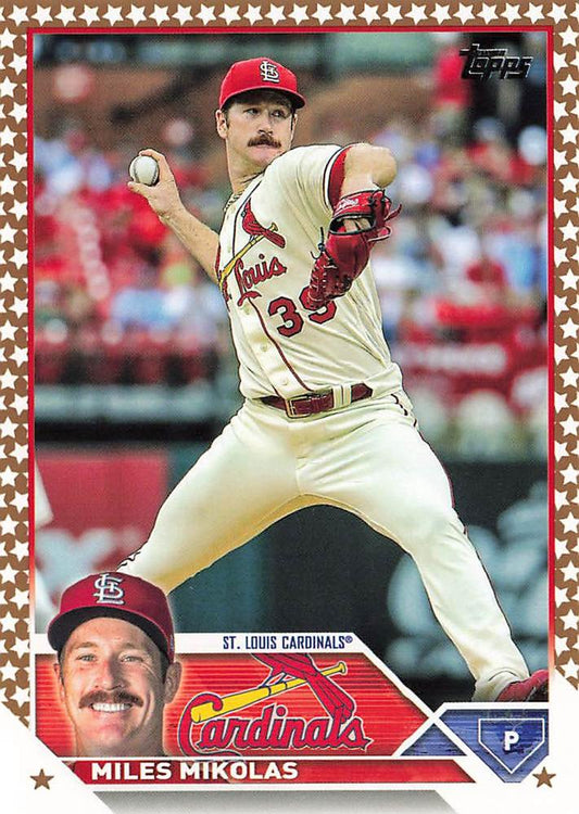 2023 Topps Gold Star Gold Star Miles Mikolas #548 St. Louis Cardinals
