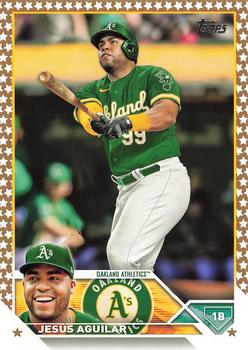 2023 Topps Gold Star Gold Star Jesus Aguilar #554 Oakland Athletics