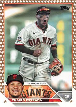 2023 Topps Gold Star Gold Star Thairo Estrada #560 San Francisco Giants