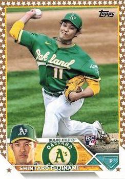 2023 Topps Gold Star Gold Star Shintaro Fujinami RC #561 Oakland Athletics