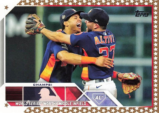 2023 Topps Gold Star Gold Star  Combo Cards Jeremy Pena #574 Houston Astros