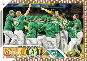 2023 Topps Gold Star Gold Star Oakland Athletics Team Card 577 Oakland Athletics