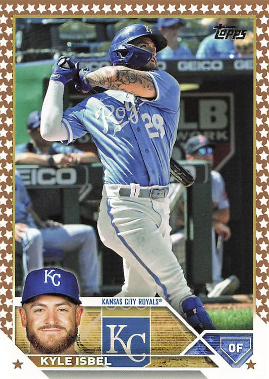 2023 Topps Gold Star Gold Star Kyle Isbel #578 Kansas City Royals