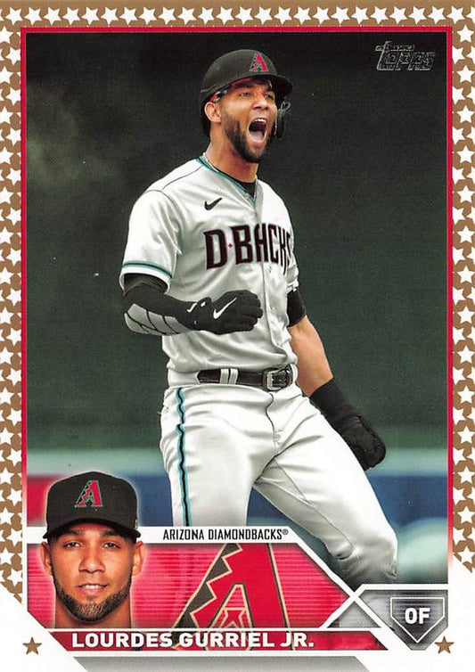 2023 Topps Gold Star Gold Star Lourdes Gurriel Jr. #579 Arizona Diamondbacks