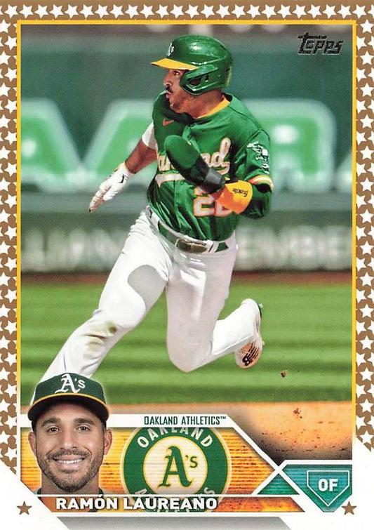 2023 Topps Gold Star Gold Star Ramon Laureano #581 Oakland Athletics