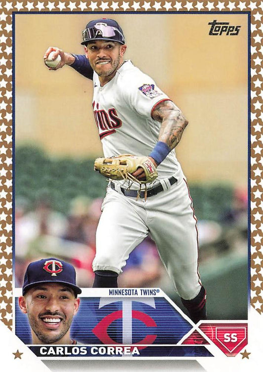 2023 Topps Gold Star Gold Star Carlos Correa #583 Minnesota Twins