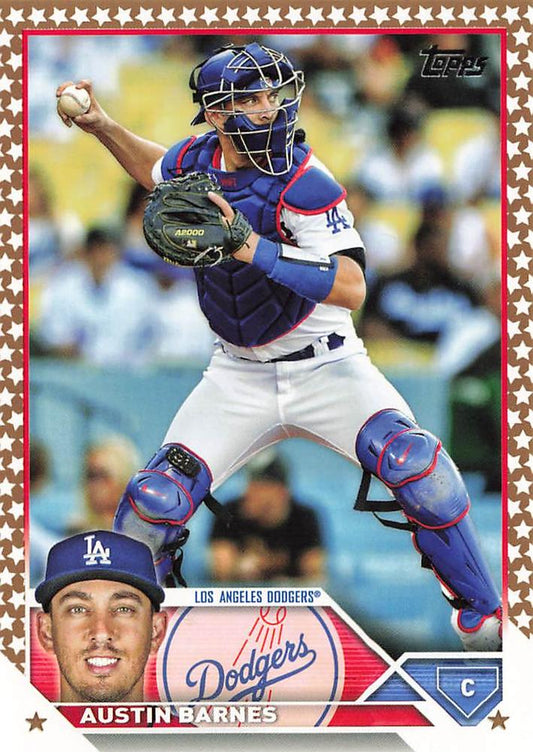 2023 Topps Gold Star Gold Star Austin Barnes #588 Los Angeles Dodgers