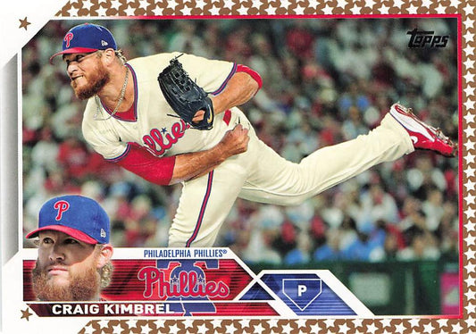 2023 Topps Gold Star Gold Star Craig Kimbrel #589 Philadelphia Phillies