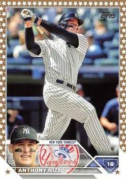 2023 Topps Gold Star Gold Star Anthony Rizzo #596 New York Yankees