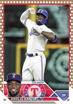 2023 Topps Gold Star Gold Star Adolis GarcÃ­a #601 Texas Rangers