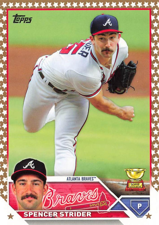 2023 Topps Gold Star Gold Star Spencer Strider #602 Atlanta Braves