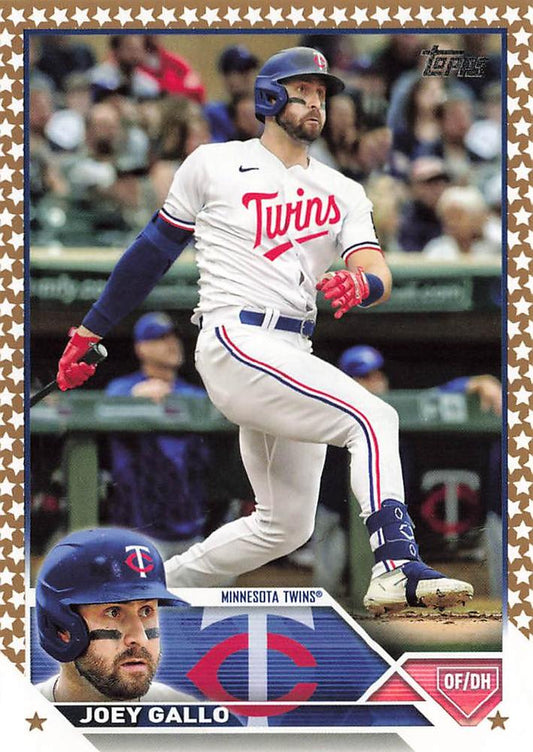 2023 Topps Gold Star Gold Star Joey Gallo #604 Minnesota Twins