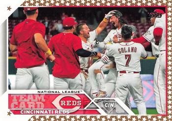 2023 Topps Gold Star Gold Star Cincinnati Reds Team Card 610 Cincinnati Reds