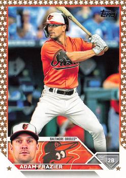 2023 Topps Gold Star Gold Star Adam Frazier #611 Baltimore Orioles